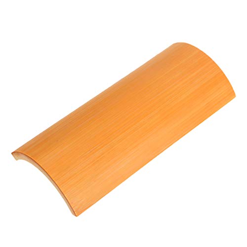 Artibetter Bambus Massage Werkzeuge Therapiesticks Fußwäscher Akupressurmatte Akupressur Fußmassagegerät (30 Cm X 9 Cm Orange)