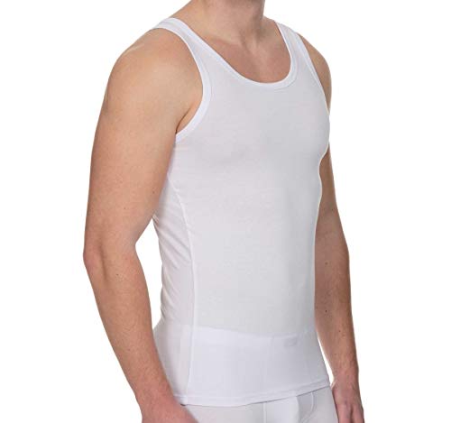 bruno banani Herren Sportshirt Infinity Unterhemd, Weiß (Weiß 001), X-Large (Herstellergröße: XL)