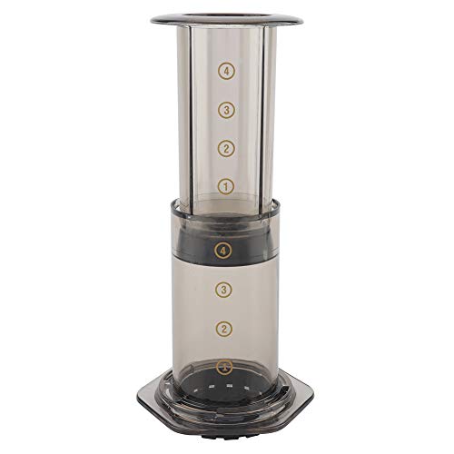 JULYKAI AeroPress Kaffee- und Espressomaschine, Espressokaffeemaschinen-Kit Mini-Mühle mit Filterpapier Macht schnell köstlichen Kaffee