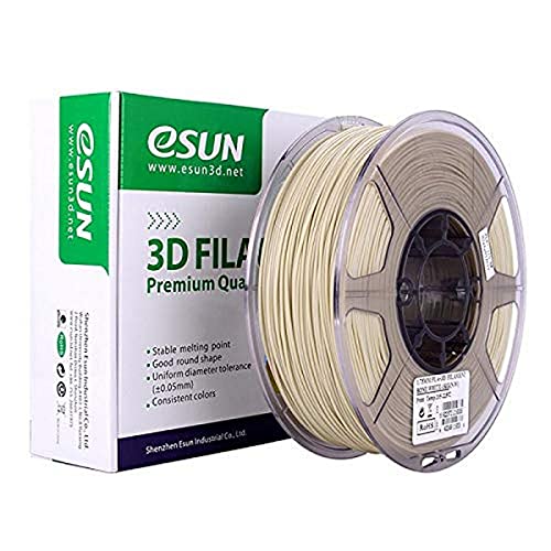 eSun PLA+ 3D-Filament, 1,75 mm, 1 kg, Knochenweiß, Einheitsgröße (PLA0159)