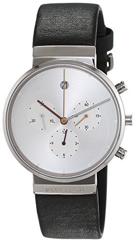 JACOB JENSEN Herren Analog Quarz Uhr mit Leder Armband Item NO.: 606
