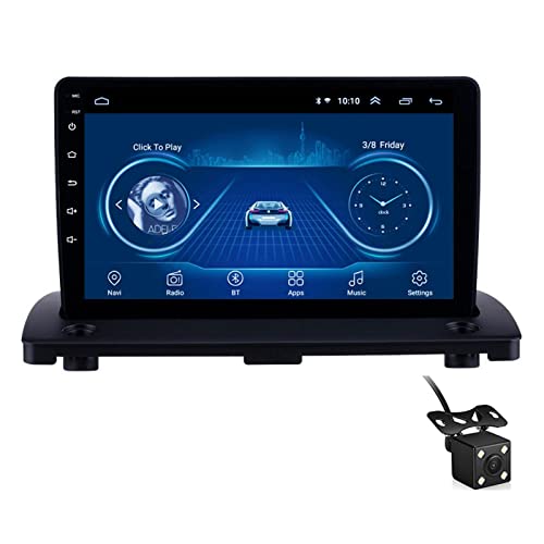 WY-CAR Android 10 Autoradio GPS-Navigation mit 9-Zoll-Touchscreen-Unterstützung Carplay-Lenkradsteuerung Bluetooth WiFi USB DVR SWC Passend für Volvo XC90 2004-2014,4 core-WiFi: 1+16G