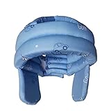 ASEOK Anti-Fall-Kopfschutzhelm, älterer Hut Gesundheitsschutz Atmungsaktive Anti-Shock-Kappe Anti-Fall-Kopf-Schwammsicherheit, Verstellbarer Kopfschutz-Hut mit Klettverschluss, Anti-Collision-Cap