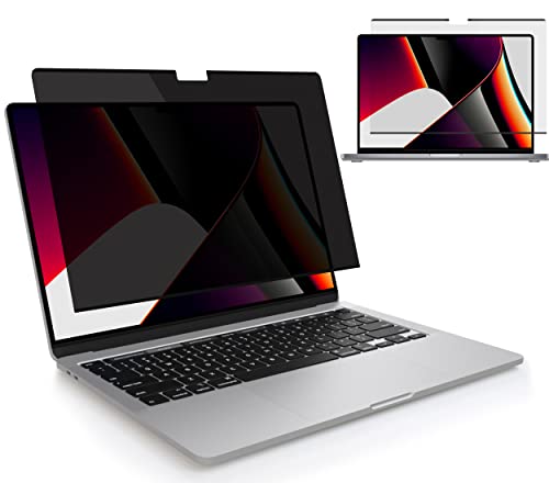 MyGadget Magnetische Sichtschutzfolie kompatibel mit MacBook Pro 14 (Model No. A2442) - abnehmbarer Anti Spy Privacy Screen Schutz