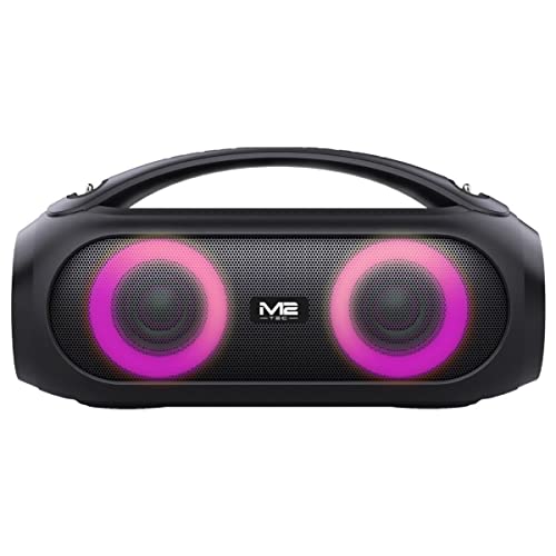 M2 TEC Tragbarer Lautsprecher Musikbox Bluetooth Premium Subwoofer Boombox Radio USB mit Griff
