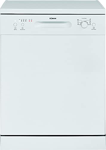 Bomann GSP 7406 Spülmaschine, Stand- Unterbaugeschirrspüler, Dishwasher, Spülmaschine für 12 Maßgedecke, 6 Programme, LED- Display