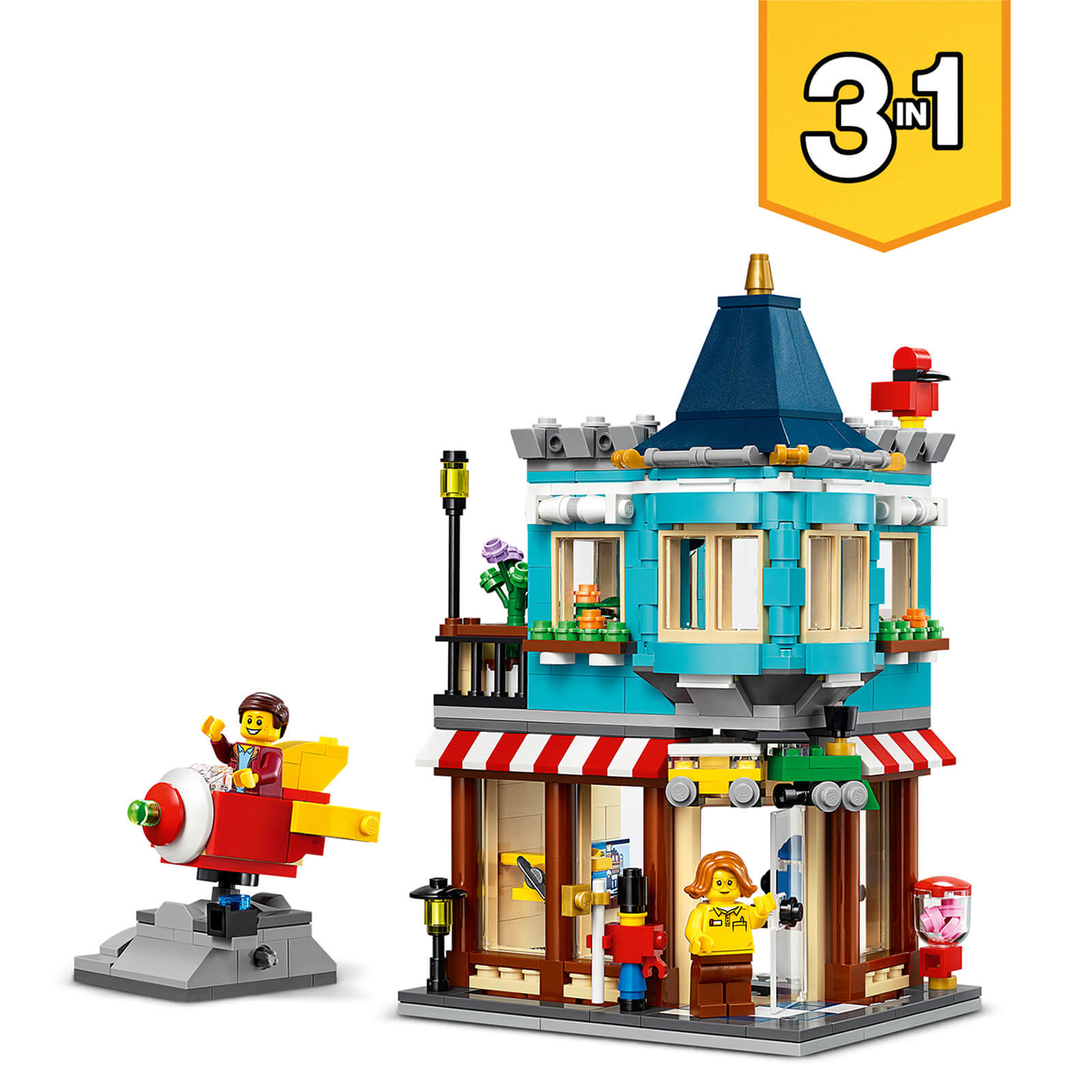 LEGO Creator: 3in1 Spielzeugladen im Stadthaus (31105) 3
