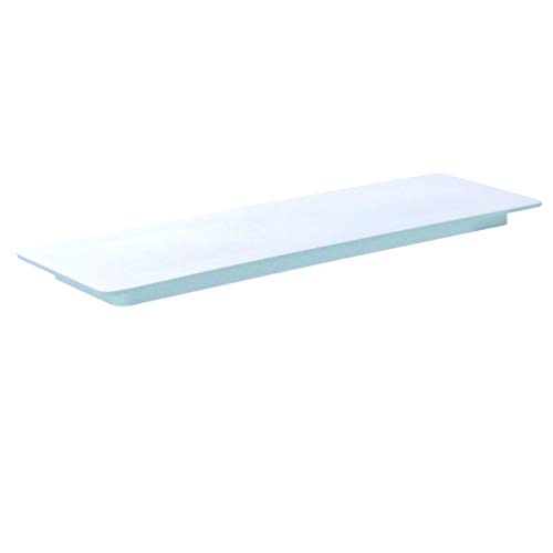 Kuchenplatte Melamin weiß, rechteckig, Maße:40x15 cm