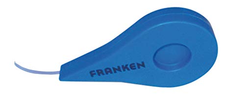Franken GmbH S1429 - Einteilungsband selbstklebend, wieder ablösbar, 8 mm x 10 m, graublau