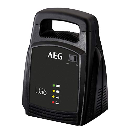 AEG Automotive 10269 Batterieladegerät LG 6 (12 Volt, 6 Ampere, LED Anzeige)