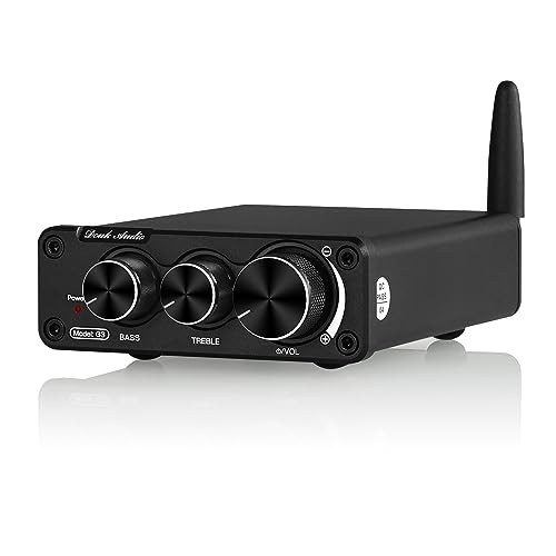 Nobsound G3 Bluetooth 5.0 Stereo Audio Verstärker Empfänger 2 Kanal Klasse D Mini HiFi Leistungsverstärker für Heimlautsprecher 50 W x 2 TPA3116 (Black)