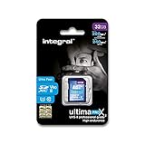 Integral UltimaPro Video Speed V60 UHS-II X2-SDXC-Speicherkarte, 64 GB, 280/100 Mb/s. 32 GB