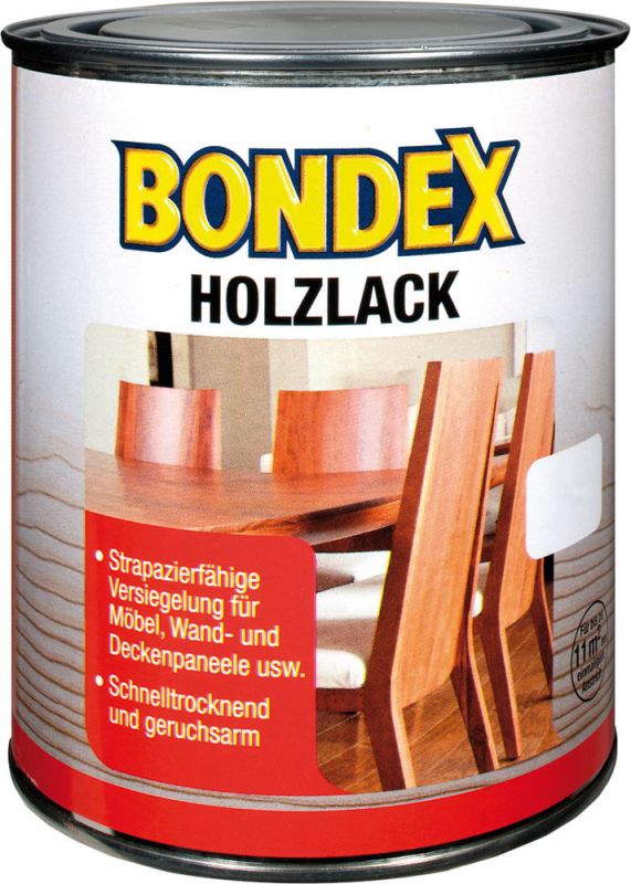 Bondex Holzlack, Farblos / Matt, 0,75 Liter Inhalt