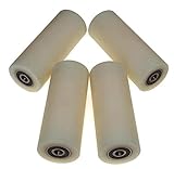 4 Stück Nylon Polyamid Rollen 40 mm Durchmesser 100 mm Breite 8 mm Lager präzise in der EU gefertigt (40-100-8)