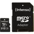 Intenso Premium microSDXC-Karte 512GB Class 10, UHS-I inkl. SD-Adapter