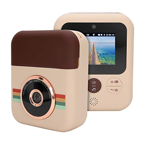 Lazmin Mini-Thermodruckkamera für Kinder, 12 Millionen Pixel HD-Kamera, Fotos, Video, IPS-Farbbildschirm-Digitalkamera
