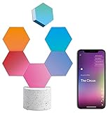 Cololight LED Modul System, 16 Mio Farben und Effekte, Wifi Smart Home Steuerung für Android und Apple (1x Stone Set Enhanced (1x Steinbase, 5x Extension))