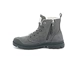 Palladium Damen Pampa Hi Zip WL W Winter Ankle Boots Stiefelette 95982 Grau, Schuhgröße:39.5 EU