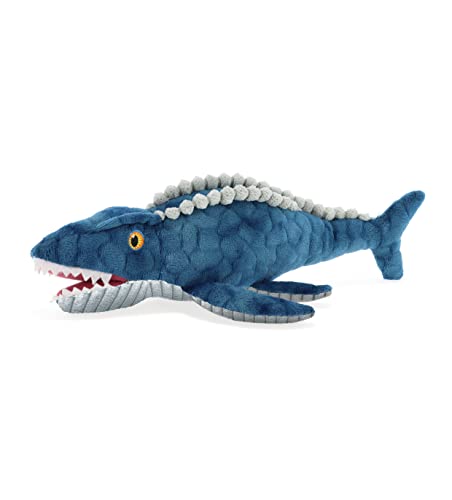Keel Toys KEELECO – Plüschtier 100% recycelt – Ökologisches Spielzeug für Kinder – Plüschtier Dinosaurier Mosasaur 38 cm – SE2273