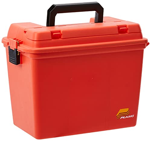 Plano Extra große Trockenbox mit Tablett, orange