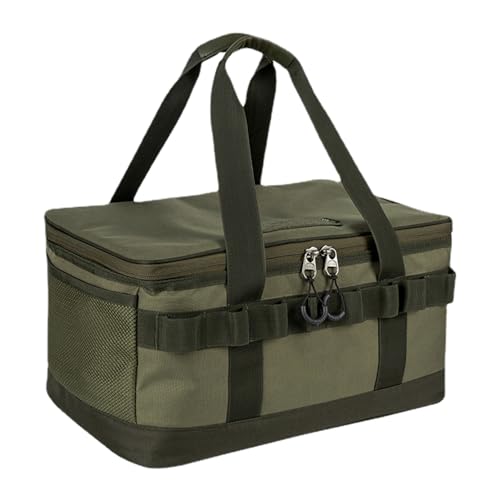 BUNIQ Camping-Organizer-Tasche - 20L Reise-Organizer-Taschen mit Griff,Kofferraumtasche zum Angeln, Wandern, Jagen, Camping, Outdoor-Tasche für Aufbewahrung, Camping und Reisen