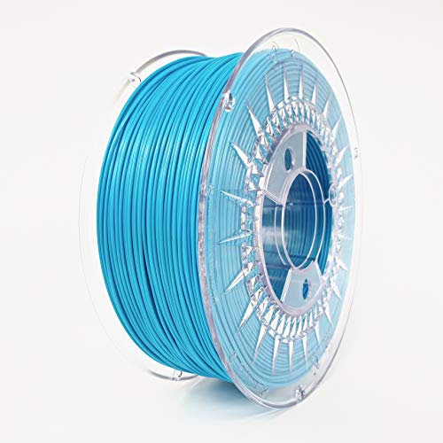 PETG – Blue Blau 1kg | Devil Design | 1.75mm | 3D Druck Filament | für Anfänger und Fortgeschrittene | top Haftung | wenig stringing