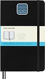 Moleskine - Klassisches erweitertes Notizbuch mit gepunktetem Papier - Harter Umschlag und elastischer Verschluss - Farbe Schwarz - Größe Groß 13 x 21 A5 - 400 Seiten