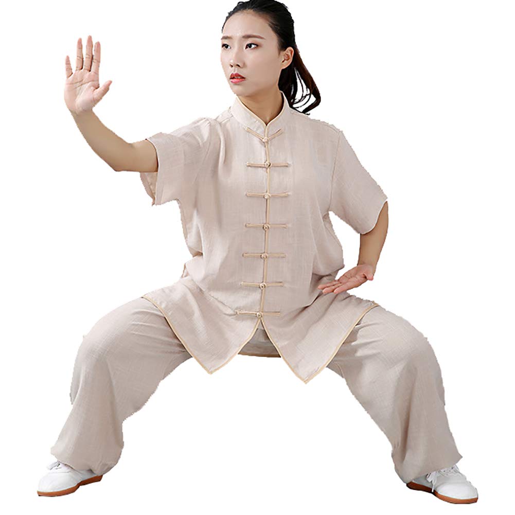 Daoba Sommer-Kampfsport Tai Chi Uniform Wing Chun Shaolin Anzug Kung Fu Uniformen Unisex Zweiteiliger Anzug