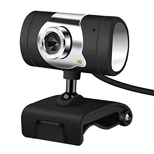 Yolispa Webcam mit Mikrofon Computer-Webkamera USB-PC-Desktop-Webcam für Das Streaming des Manuellen Fokus