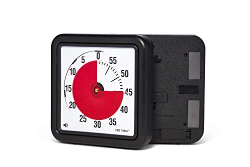 Time Timer magnetischer 60 Minuten Timer mit optischem Signal, Countdown-Uhr für Kinder und Erwachsene, für das Klassenzimmer oder Besprechungsräume (Medium - 18 cm)