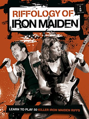 Riffology Of Iron Maiden Guitar: Noten, Lehrmaterial für Gitarre (Tab)