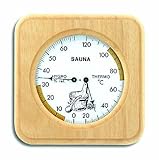 Sauna - Thermo Hygromether "Quadrat"