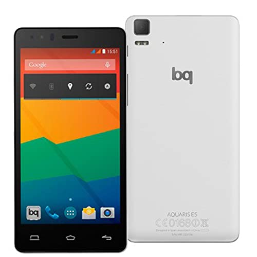 BQ Aquaris E5s Smartphone (16GB, 2GB RAM) weiß/schwarz