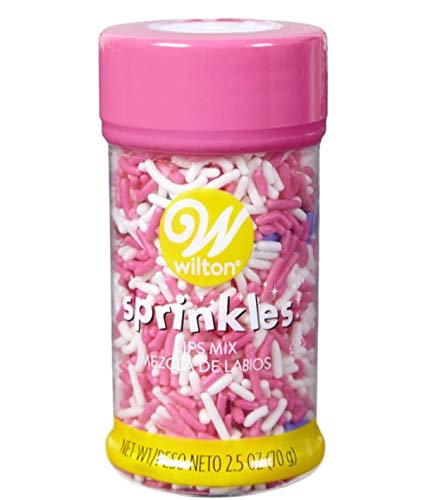 Wilton Lips Mix Sprinkles, 2.5 oz. (Pack of 1)