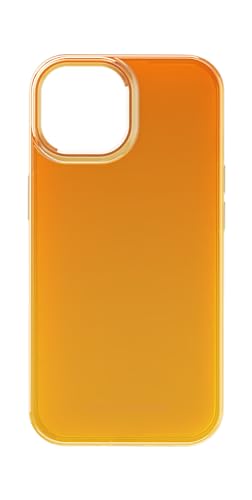 IDEAL OF SWEDEN Durchsichtige Handyhülle mit erhöhten Kanten und Nicht vergilbenden Materialien, fallgetesteter Schutz mit transparentem Finish, kompatibel mit iPhone 15 (Orange Spritz)