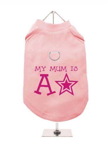 "Mütter Tag: My Mum is a Star" UrbanPup Hunde/T-Shirt (Rosa/Fuchsia)