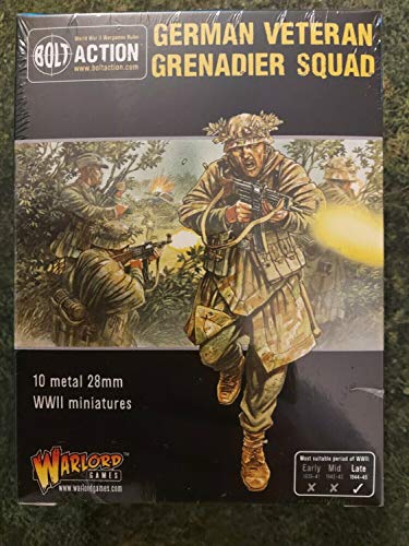 Bolt Action - Deutscher Veteranen Grenadiertrupp - Late Zweiten Weltkrieg Infanterie -. Warlord Games