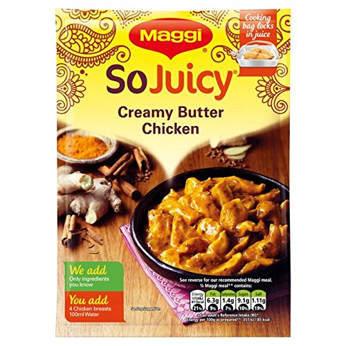 Maggi So Juicy Creamy Butter Hühnermischung, 46 g, 12 Stück