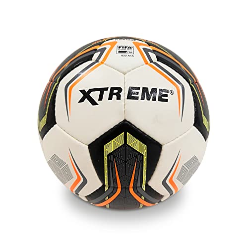 Mondo Sport Futsal Xtreme R.C. KALEIDOS - Größe 4 Professional - 440 g - Weiß Grau Gelb - 13872