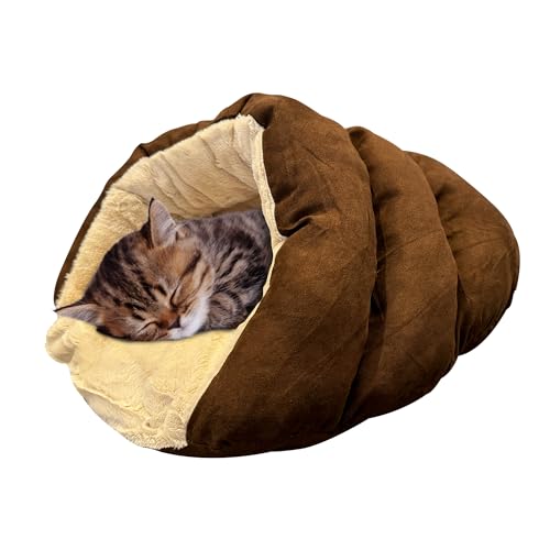 SPOT Ethical Pets Kuschelhöhle für Katzen und kleine Hunde, 55,9 cm, Schokoladenbraun