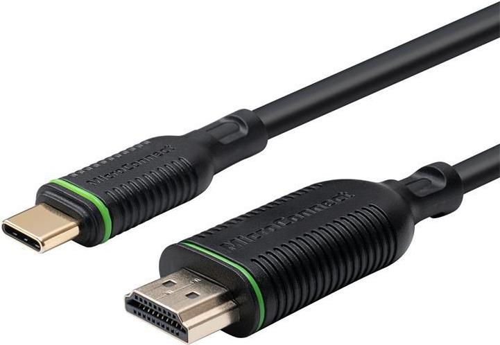 Microconnect MC-USBCHDMI2 Videokabel-Adapter 2 m USB Typ-C HDMI Schwarz (MC-USBCHDMI2)