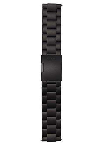 Fossil Uhrband Wechselarmband LB-JR1356 Original Ersatzband JR 1356 Uhrenarmband Metall 24 mm Grau