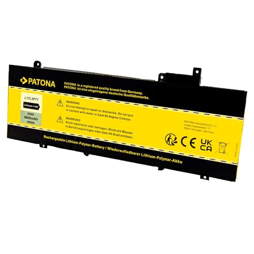 PATONA Akku SB10K97620 01AV480 01AV479 01AV478 L17M3P72 L17M3P71 Ersatzakku für Lenovo Thinkpad T480S L17L3P71 4800mAh