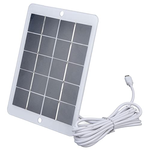bizofft 3W 5V Solarpanel-Ladegerät, 0-600mA Leicht Gute Ausgangseffizienz DIY Solarladegerät Generator 16x12,2cm/6,3x4,8in für Handy