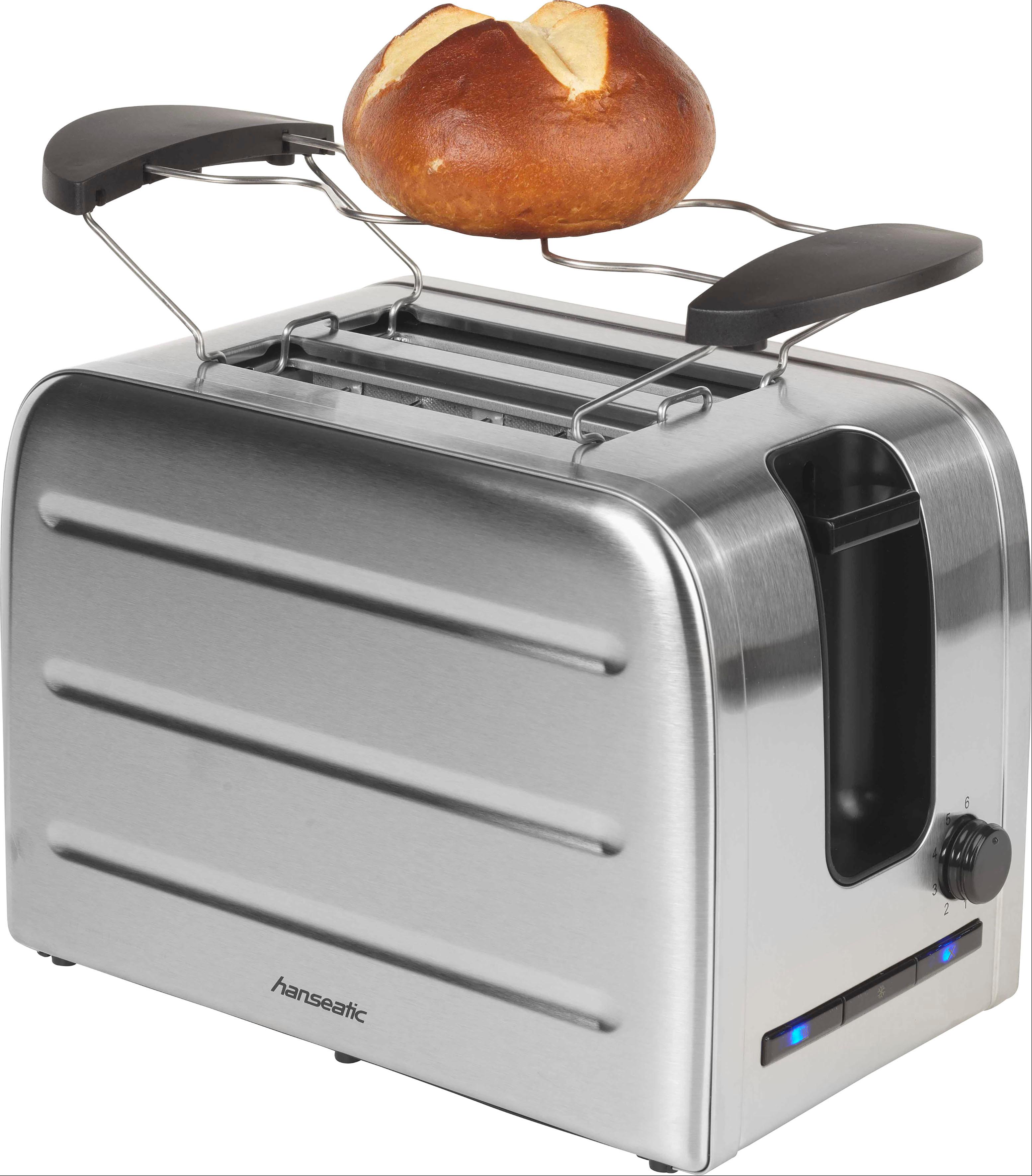Hanseatic Toaster "36814853", 2 kurze Schlitze, 1050 W