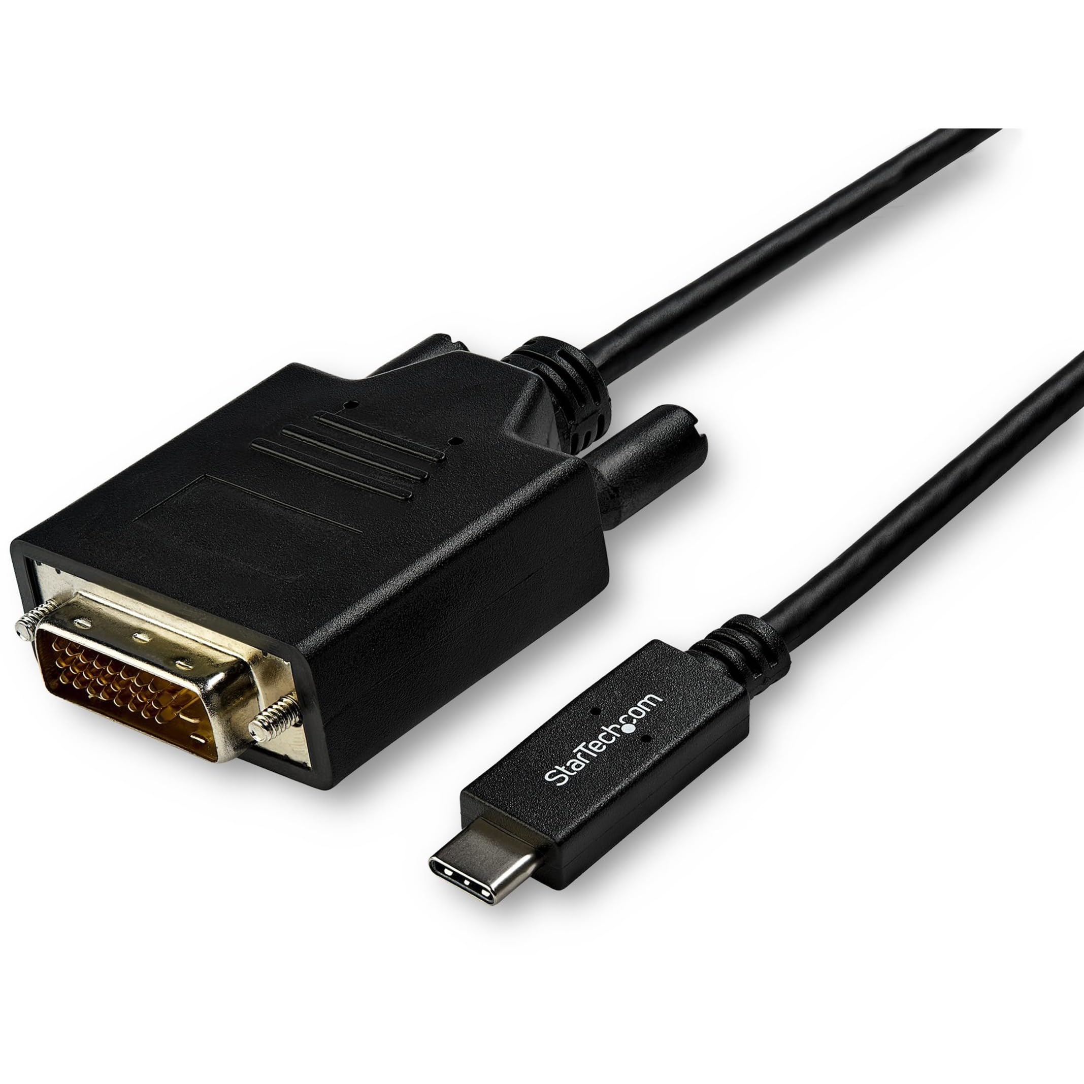 StarTech.com USB-C auf DVI Kabel - USB 3.1 Typ C zu DVI - Monitorkabel - 1920 x 1200 - schwarz