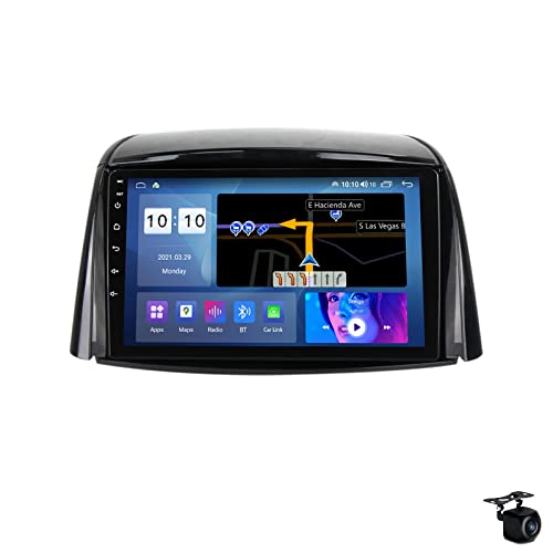 RICUSHN Android 12 Autoradio für R-ENAULT KOLEOS 2008-2016 GPS Navi Navigation 2 Din 9" Multimedia Videoplayer Eingebauter DSP FM BT WiFi SWC 4G 5G Carplay + Rückfahrkamera,M300s