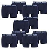 PUMA 10 er Pack Boxer Boxershorts Men Herren Unterhose Pant Unterwäsche, Farbe:321 - Navy, Bekleidungsgröße:XL