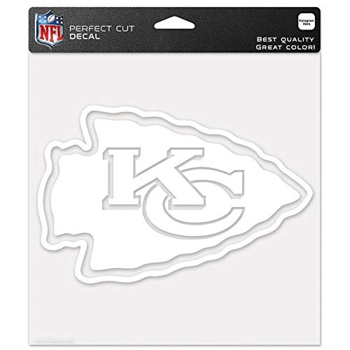 NFL Kansas City Chiefs WCR25652061 Perfect Cut Decals, 20,3 x 20,3 cm