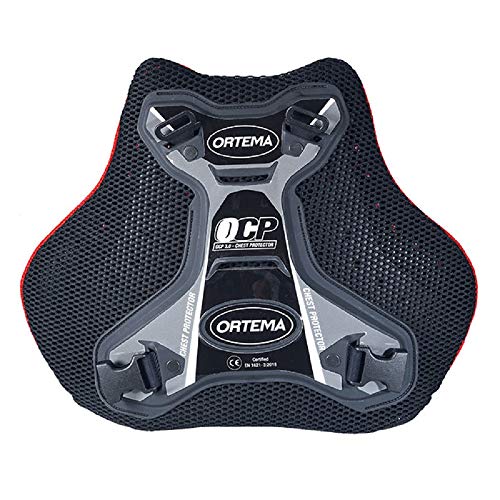 OCP 3.0 - Chest Protector Gr.M schwarz - Brustprotektor mit Gurtsystem - Schutzklasse EN 1621-3: 2018 Level 2 für Motocross/Endurosport/Downhill/MTB & mehr
